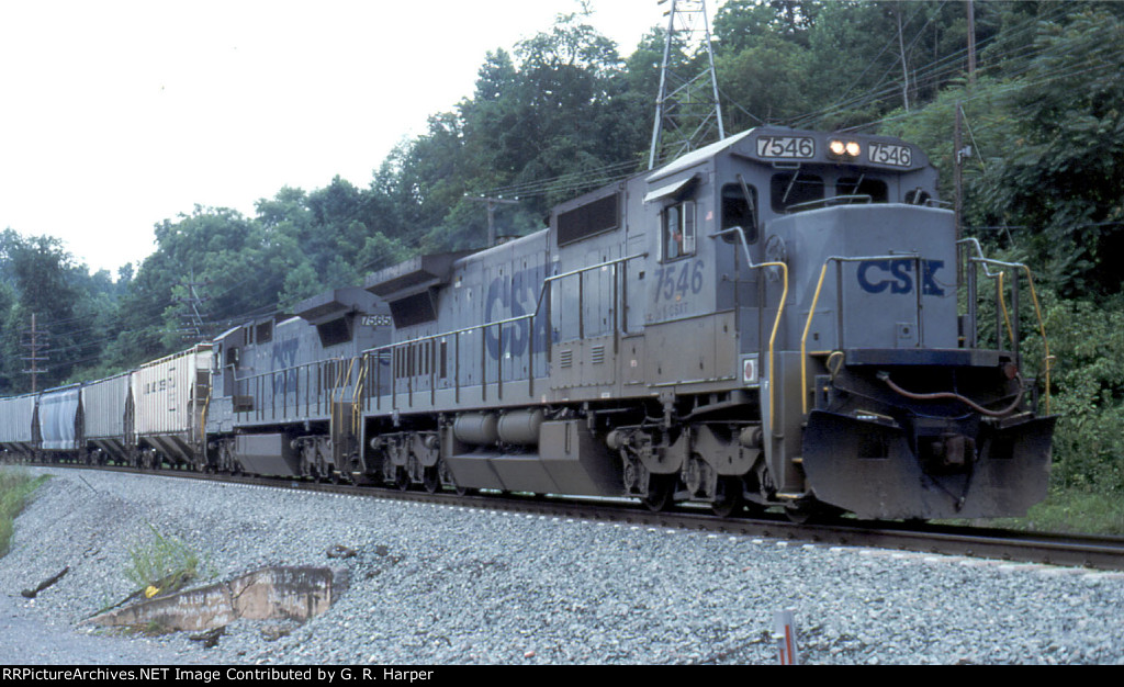 Probably the most uninspired paint scheme ever...  two stealth units westbound on S301